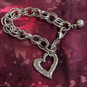 Brighton Pebble Heart Bracelet